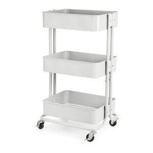 Fém gurulós zsúrkocsi 36, 5x43 cm Grena – Compactor kép