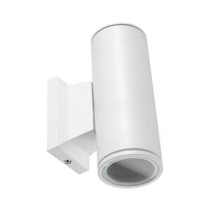 B.V. - Kültéri fali lámpa 2xGU10/230V fehér IP65 kerek B10304VEN kép