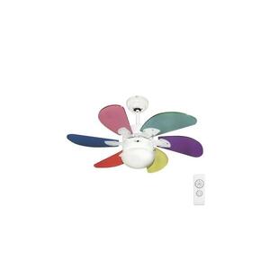 Eurolamp Mennyezeti látor 1xE27/70W/230V átm. 90 cm színes + távirányítás 147-29016 kép