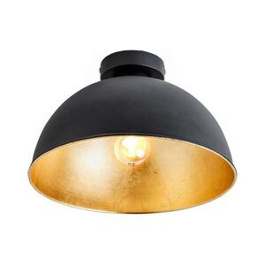 B.K. Licht 1322 - Mennyezeti lámpa 1xE27/60W/230V fekete/arany 1322 kép