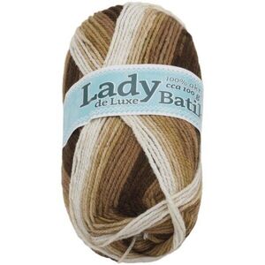 Lady de Luxe Batik 100 g - 611 fehér, bézs, barna kép