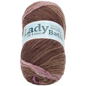 Lady de Luxe Batik 100 g - 606 rózsaszín, barna kép