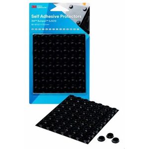 3M Bumpon 12, 7 × 3, 5 mm, 56 darab, fekete szín kép