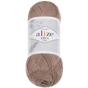 Vlnika Diva Fine 100 g - 167 kávé kép