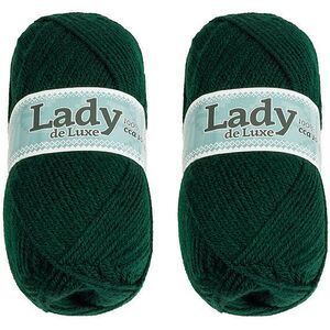 Bellatex Lady NGM de luxe 100 g szett 2 db - 988 sötétzöld kép