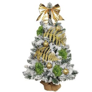 LAALU LED fényekkel díszített karácsonyfa - Harmonikus champagne, 27 dísz, 60 cm kép