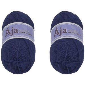 Bellatex fonal Aja NGM 50 g set, 2 db - 919 sötétkék kép