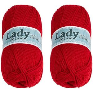 Bellatex Lady NGM de luxe 100 g szett 2 db - 933 piros kép