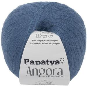 Bellatex Angora Merino Papatya 100 g - 5680 kék kép