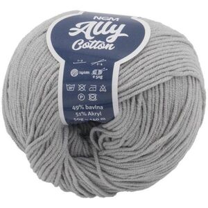 Ally cotton 50 g - 001 világosszürke kép
