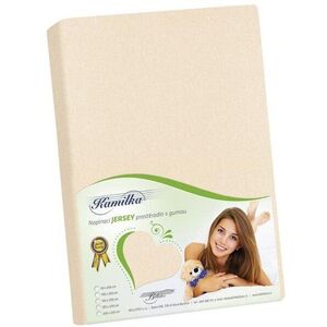Bellatex J7 Jersey lepedő, 180×200, krémszín kép