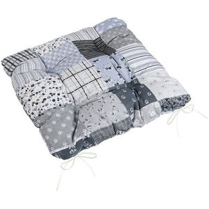 BELLATEX Adéla 41/241 steppelt 40 × 40 cm, patchwork szürke kép