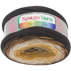 Bellatex SpagoYarn Rainbow 250 g - 3 barna, mustár kép