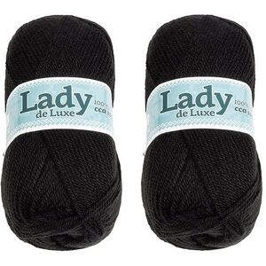Bellatex Lady NGM de luxe 100 g szett 2 db - 901 fekete kép