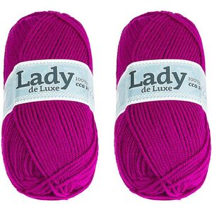 Bellatex Lady NGM de luxe 100 g szett 2 db - 947 bordó kép