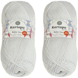 Bellatex Baby One 100 g szett 2 db - 992 világosszürke kép