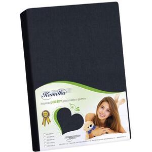 Bellatex J5 Jersey lepedő, 140×200 cm, fekete kép