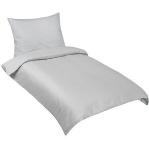 Bellatex LUX 91/041 UNI pamut ágynemű, világosszürke, 140×200 + 70×90 cm kép