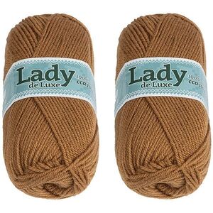 Bellatex Lady NGM de luxe 100 g szett 2 db - 946 barna kép