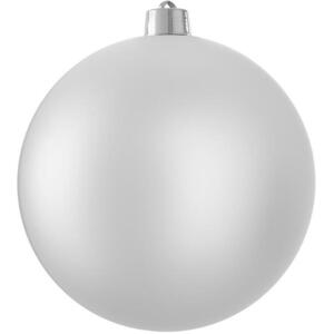 LAALU kerek díszítés, ezüst, matt, 20 cm kép