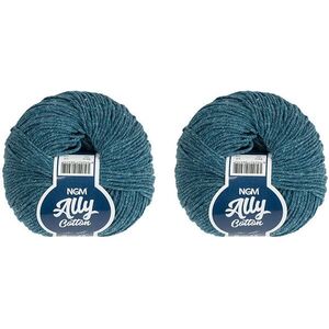 BELLATEX Ally cotton 50 g-os készlet 2 darab - 050 petrolkék kép