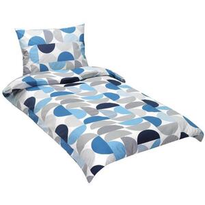 Bellatex pamut 90/584 kék félkör, 140×220, 70×90 kép