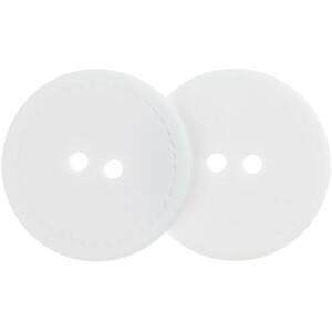 Žirovnice, 3 cm fehér 2 lyuk - 401147 - 3 darabos készlet kép