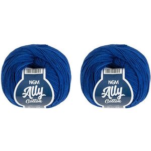 BELLATEX Ally cotton 50 g-os készlet 2 darab - 012 sötétkék kép