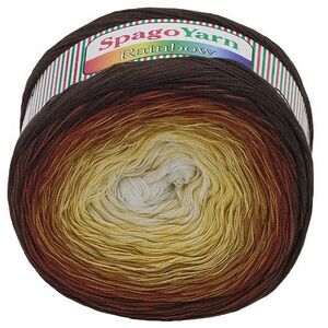 SpagoYarn Rainbow 250 g - 7 sárga-barna kép