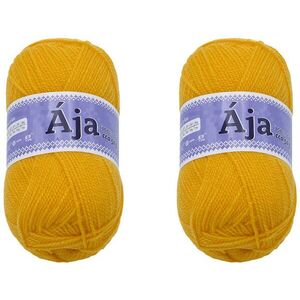 Bellatex fonal Aja NGM 50 g set, 2 db - 929 sárga kép