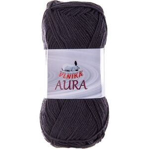 VLNIKA Aura Kötőfonal, 100 g, 906 fekete kép