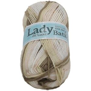 Lady de Luxe BATIK 100 g - 614 fehér, bézs kép