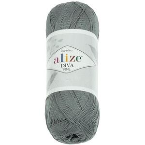 Vlnika Diva Fine 100 g - 87 szürke kép