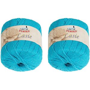 BELLATEX Lasie 50 g-os készlet 2 darab - 131 türkizkék kép