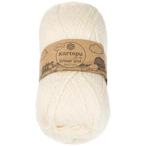 BELLATEX Melange Wool 100 g - 025 törtfehér kép