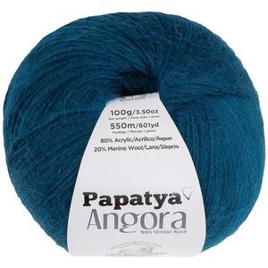 BELLATEX Angora Merino Papatya 100 g - 5750 sötét türkizkék kép