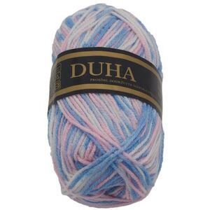 Duha 50g - 050 fehér, kék, rózsaszín kép