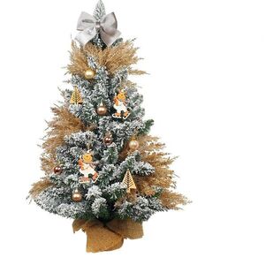 LAALU LED fényekkel díszített karácsonyfa - Rénszarvas, 27 dísz, 60 cm kép