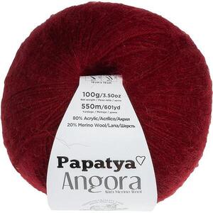 BELLATEX Angora Merino Papatya 100 g - 3250 bordó kép