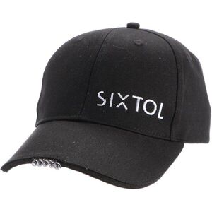 SIXTOL sapka LED lámpával B-CAP 25lm, újratölthető, USB, univerzális méret, fekete kép