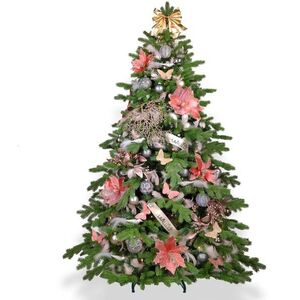 LAALU feldíszített karácsonyfa - Noblesa, 132 dísz, 240 cm kép