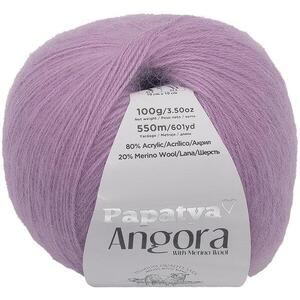Bellatex Angora Merino Papatya 100 g - 5410 lila kép