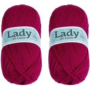 Bellatex Lady NGM de luxe 100 g szett 2 db - 1103 fukszia kép