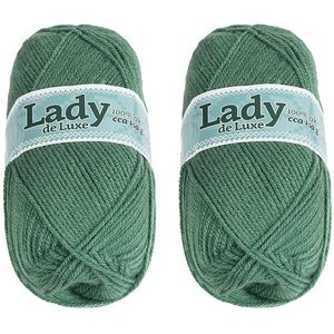 Bellatex Lady NGM de luxe 100 g szett 2 db - 1132 mohazöld kép