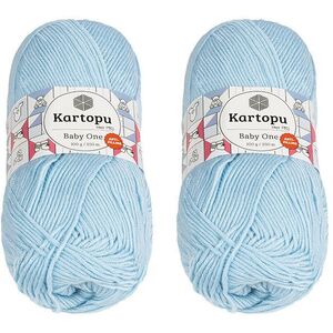 Bellatex Baby One 100 g szett 2 db - 544 világoskék kép