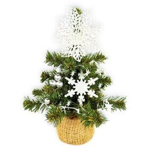 LAALU TINY 1 - karácsonyfa feldíszítve cserépben - 13 dísz, 25 cm kép