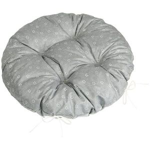 BELLATEX Adéla 62/227 kerek steppelt, átmérő 40 cm, virág szürke kép
