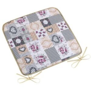 BELLATEX Ülőpárna DITA 34/408 - sima, 40 × 40, patchwork love kép