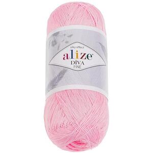Vlnika Diva Fine 100 g - 185 rózsaszín kép