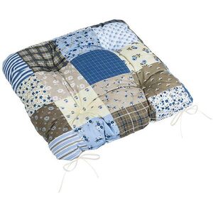 BELLATEX Adéla 41/240 steppelt 40 × 40 cm, patchwork kék kép